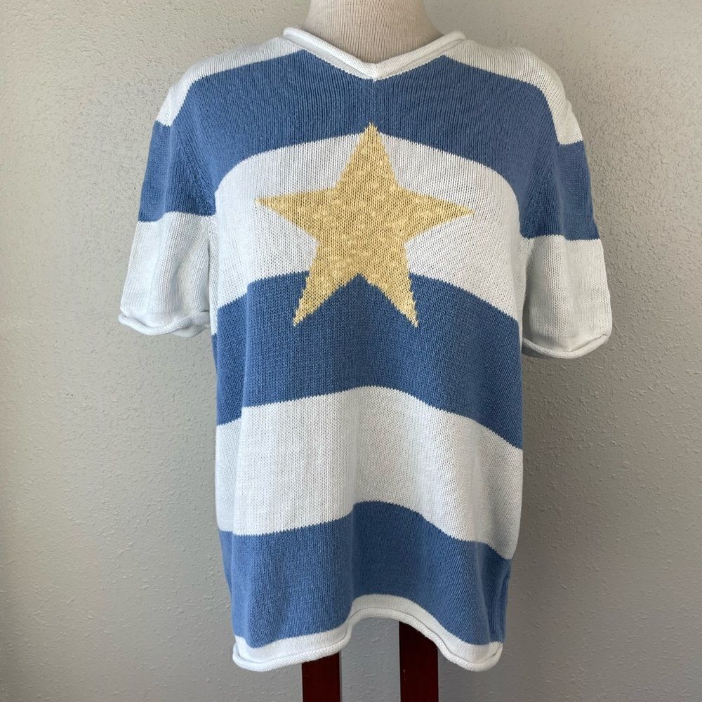 C.J. Banks Short Sleeve Sweater Size 1X EUC